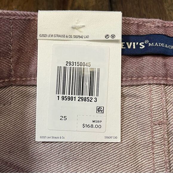 Levi’s Made In Crafted Barrel Crop Jeans Size 25 - Picture 4 of 11